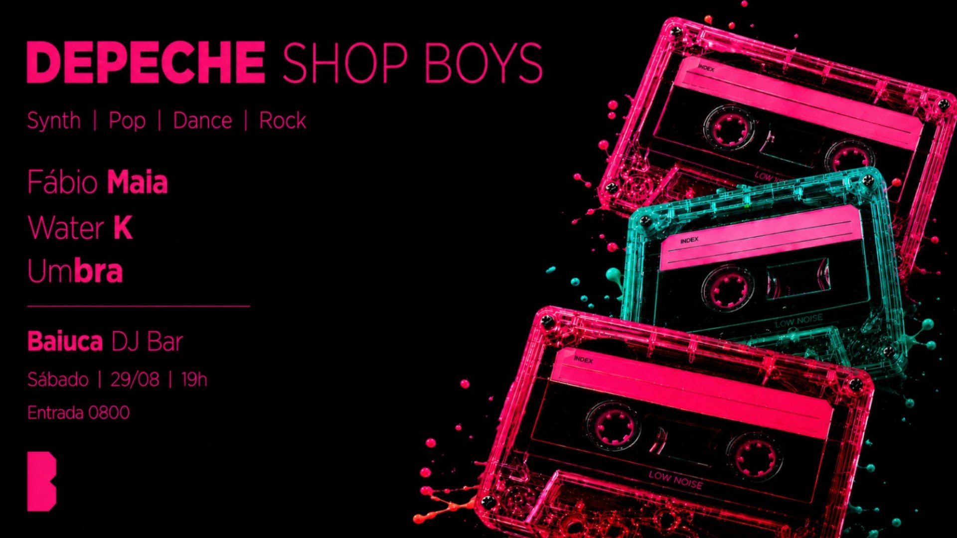 Depeche Shop Boys #ANO2 - Entrada 0800