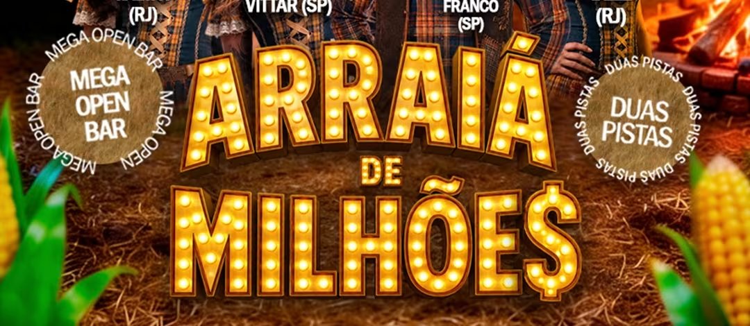 Save - Arraia De Milhões | Open Bar | 2 Pistas