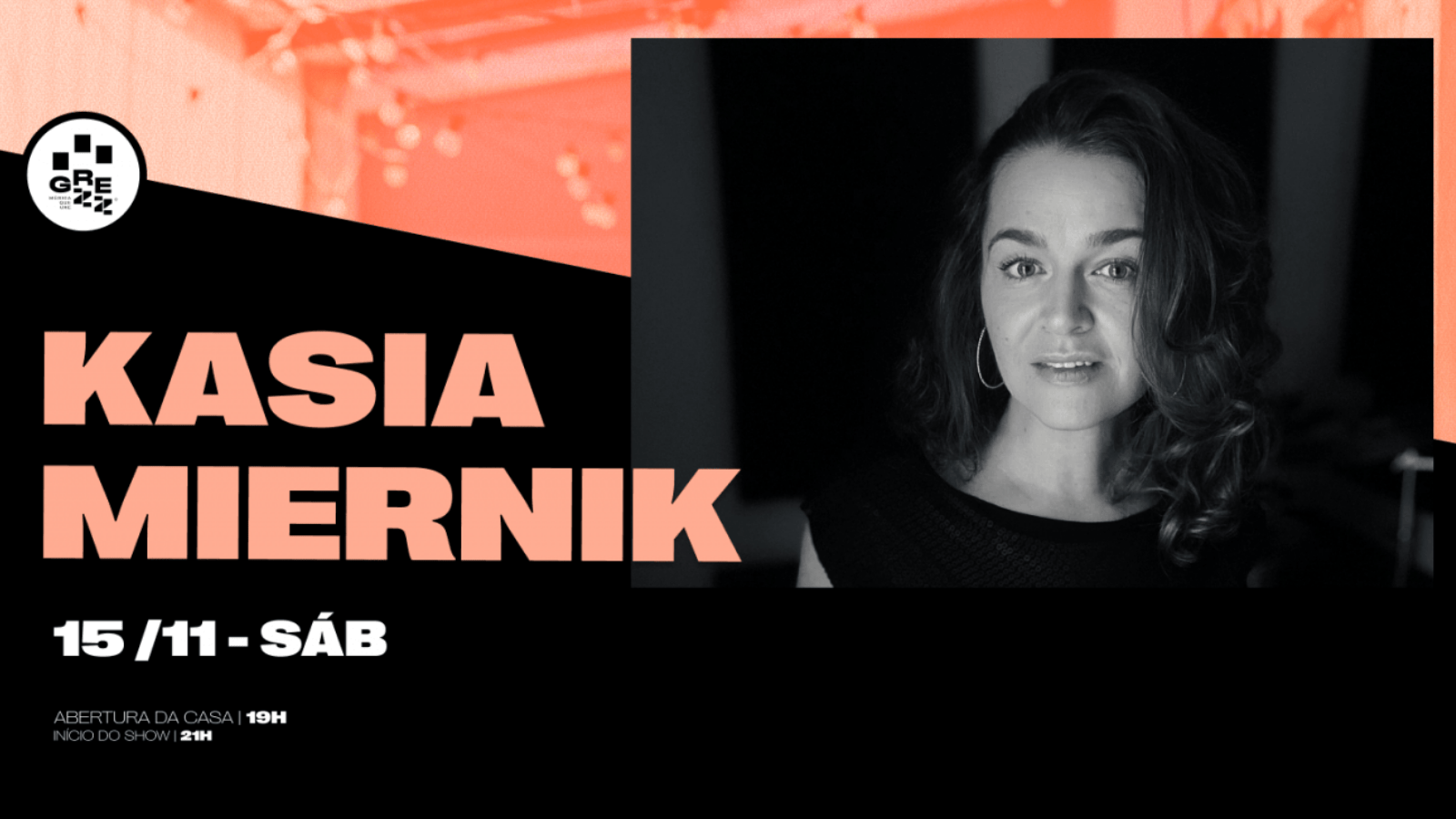 Kasia Miernik ao vivo no GREZZ