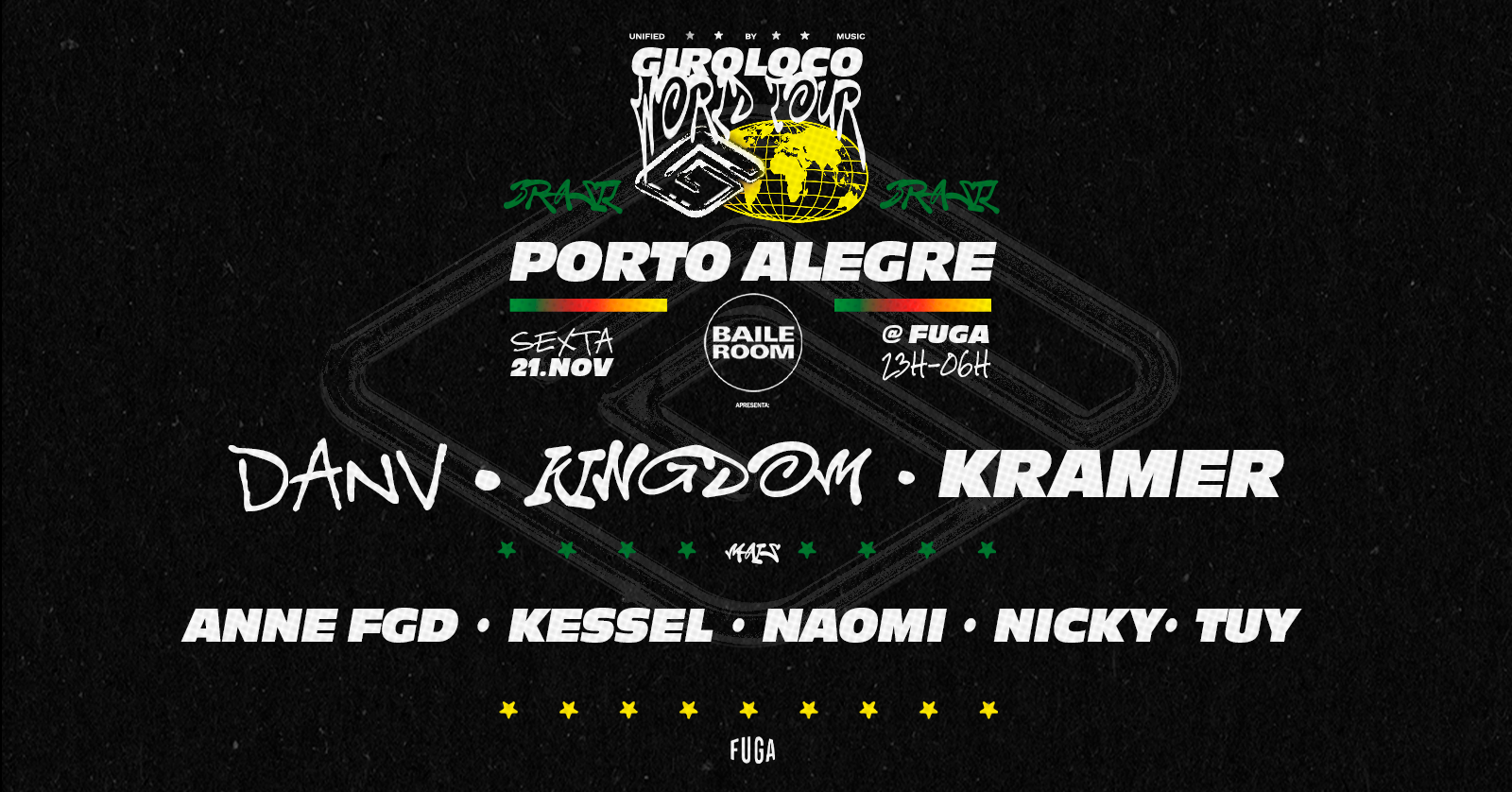 GIROLOCO apresenta: Baile Room no FUGA