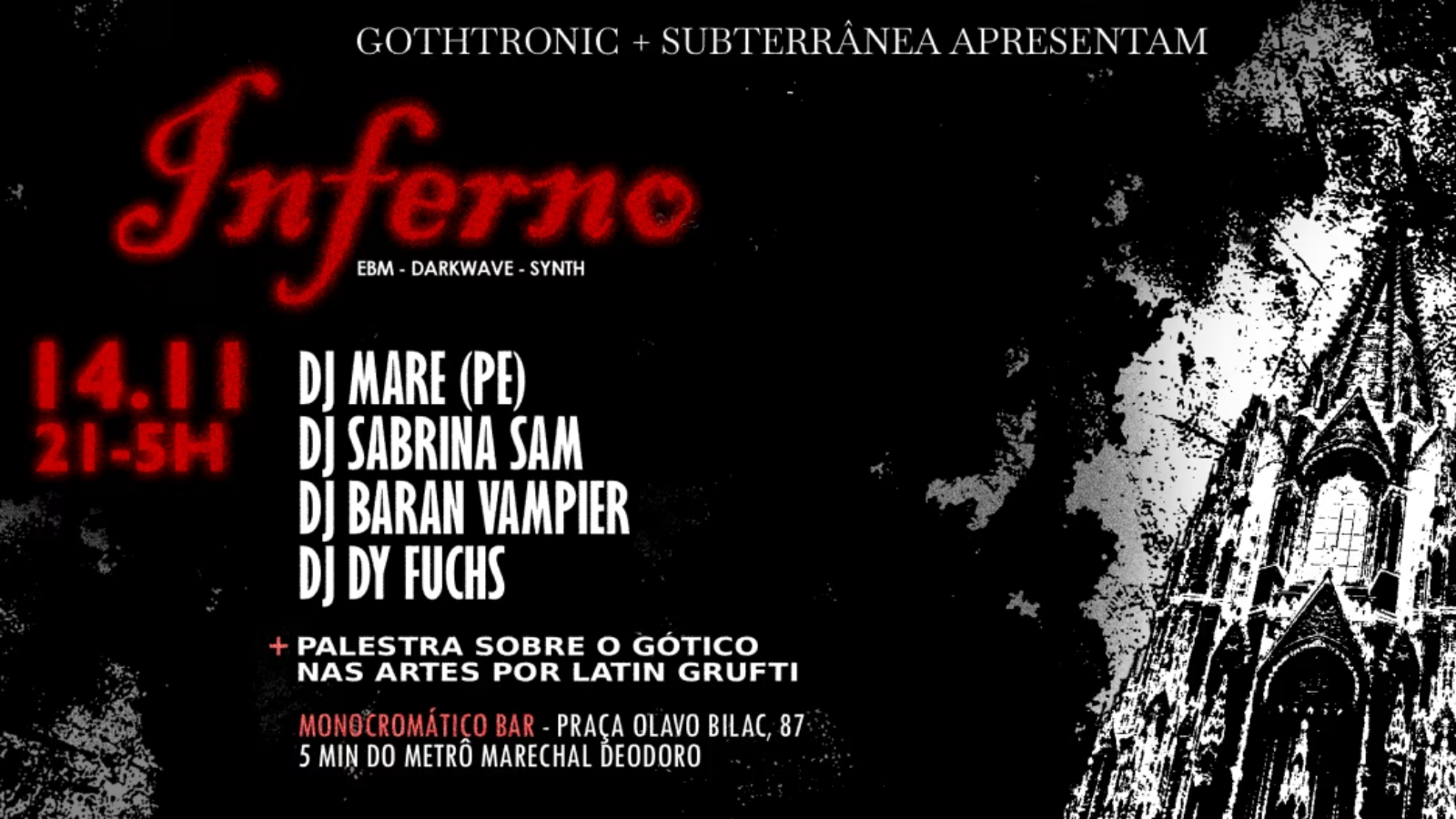 Inferno – Gothtronic & Subterrânea