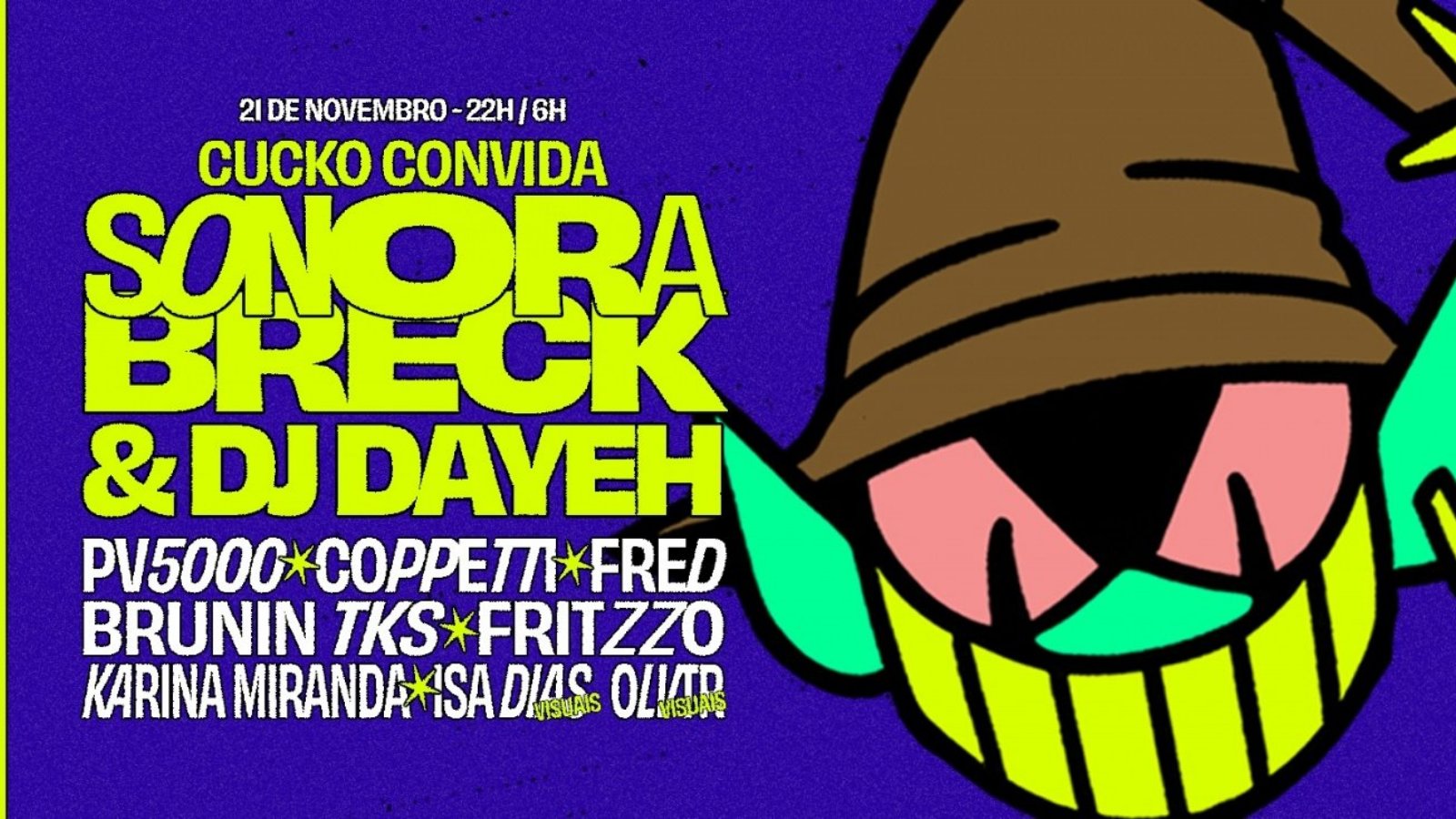 Cucko Convida Sonora Breck & DJ Dayeh