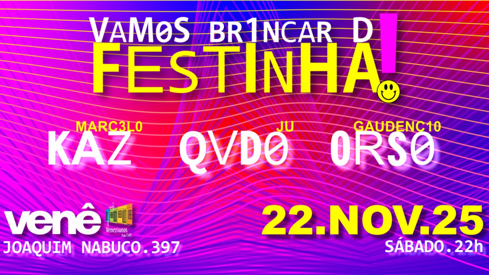 Vamos Brincar de Fest1nha!