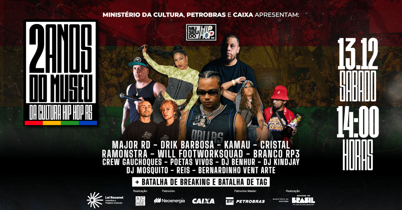 Aniversário de 2 anos do Museu da Cultura Hip Hop RS