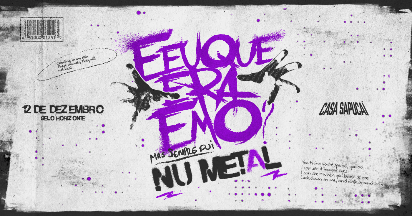 E eu que era Emo? Mas sempre fui Nu Metal! BH