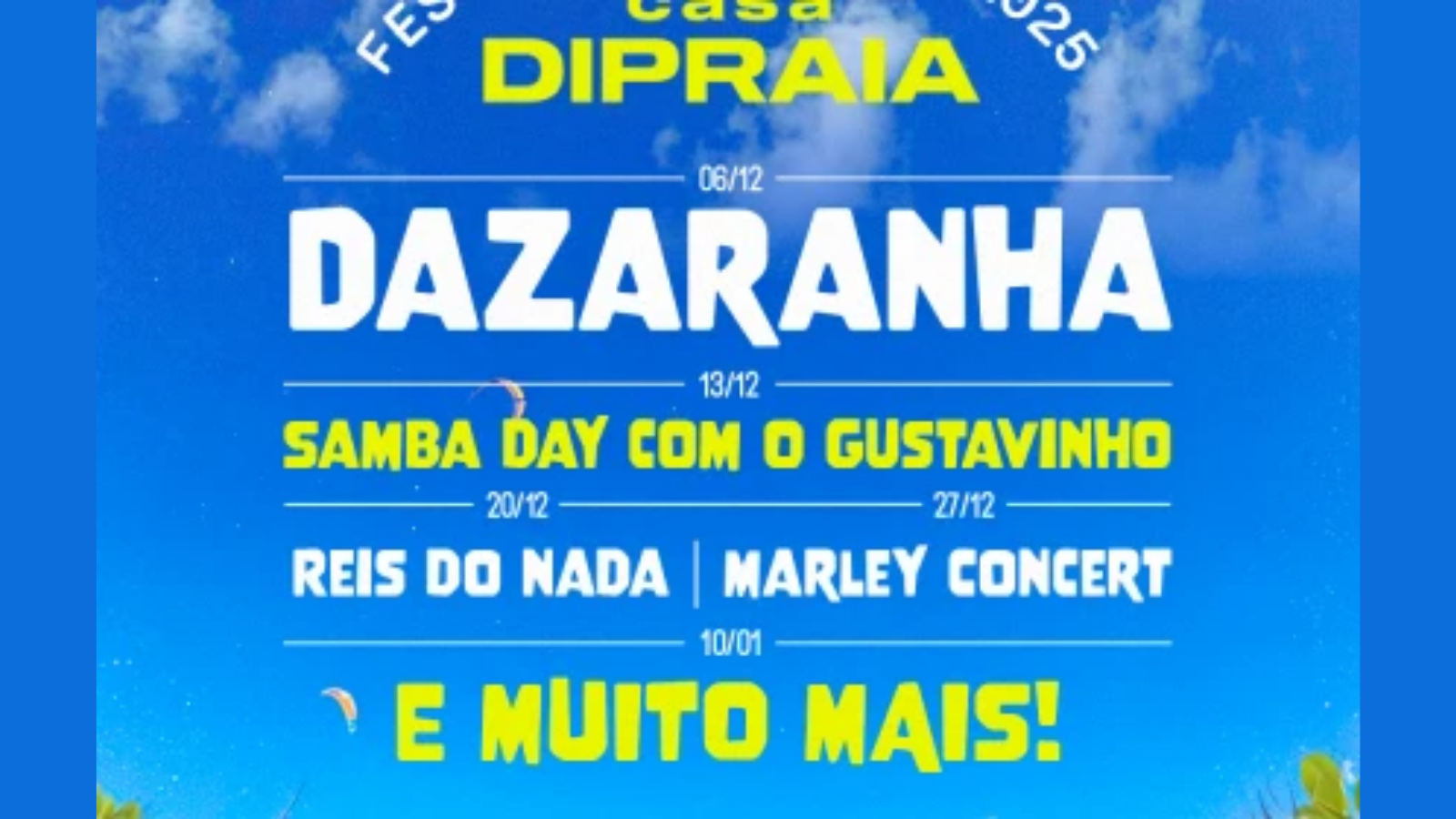 Festival de Verão 2025 — Marley Concert | Casa Di Praia