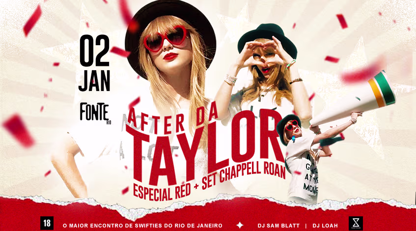 After Da Taylor Edição Red + Set Especial Chappell Roan