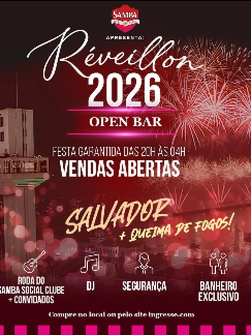 Réveillon 2026 - Samba Social Clube Salvador