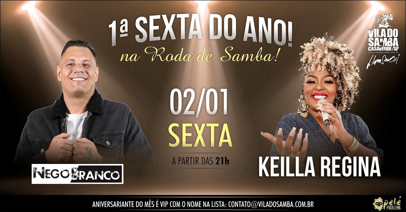 Roda de Samba com Keilla Regina e Nego Branco