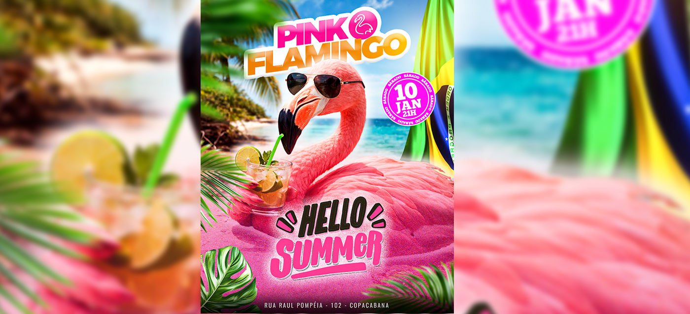 Pink Flamingo | Hello Summer