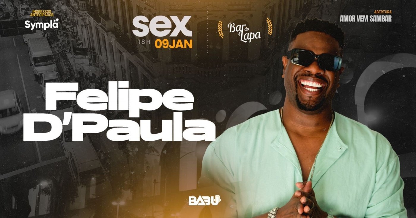 Felipe D’Paula no Bar da Lapa