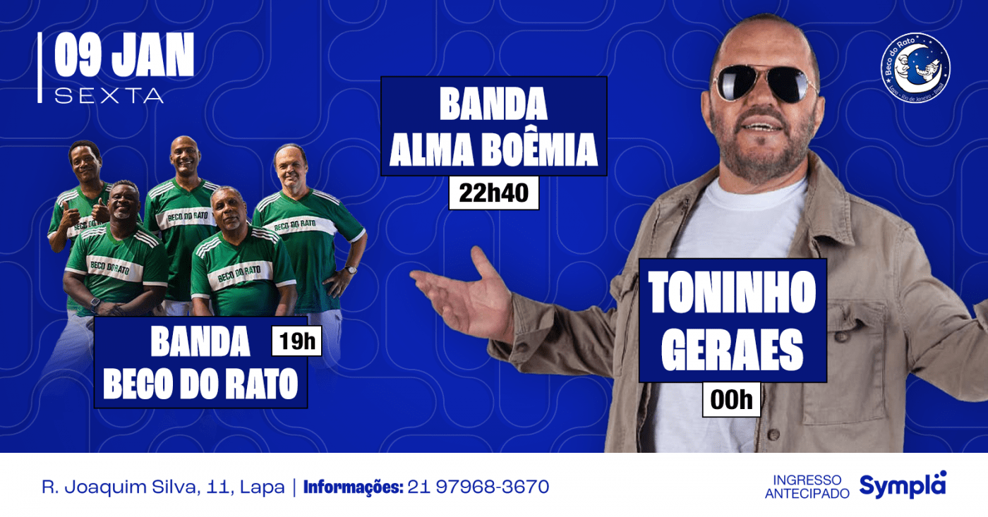 Toninho Geraes no Beco do Rato