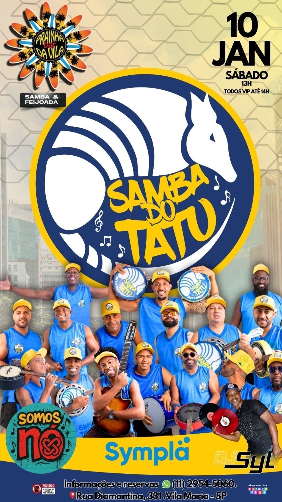Samba do Tatu no Prainha da Vila