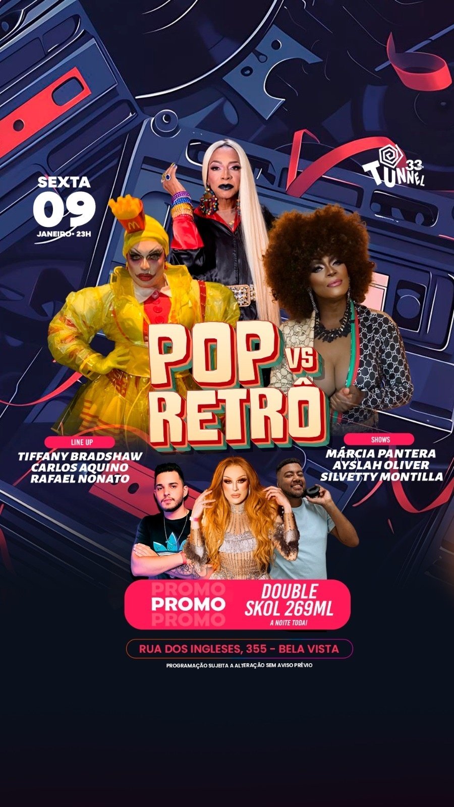 Sexta Pop vs Retro