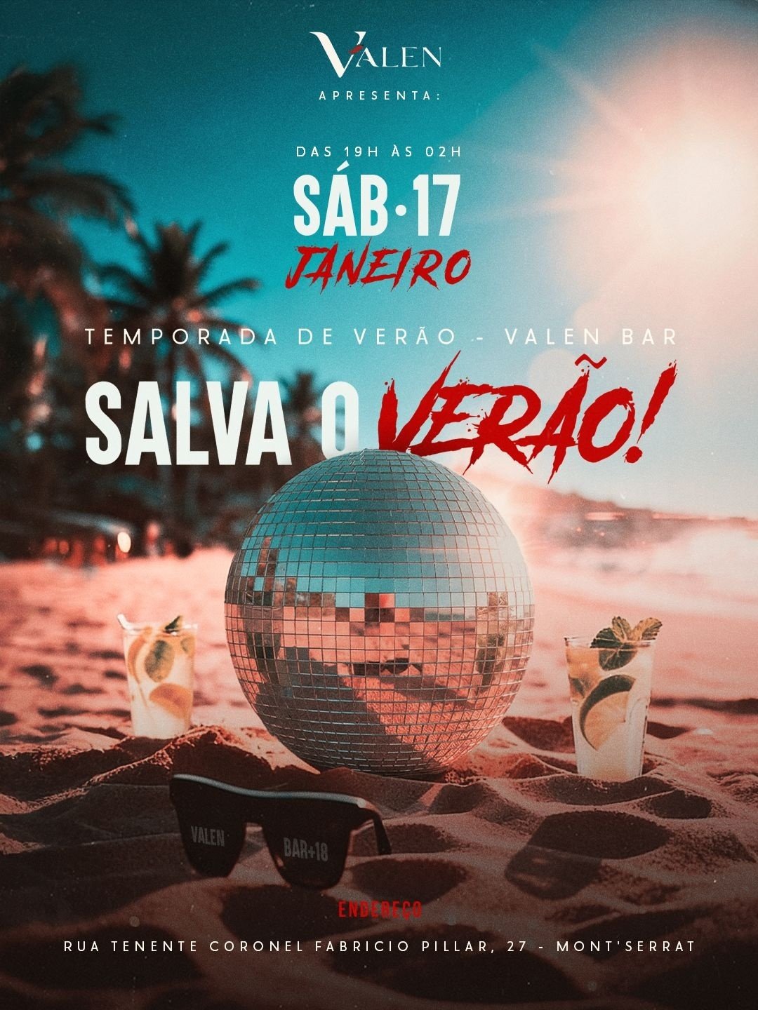 SÁB.17/01 | Salva o Verão