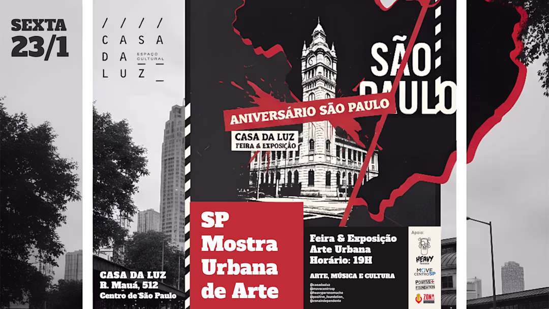SP Mostra Urbana de Arte - Especial Aniversário de São Paulo