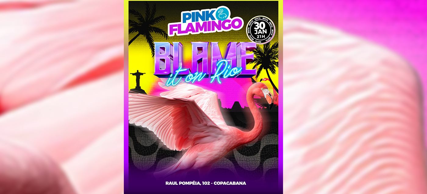 Pink Flamingo | Blame it On Rio