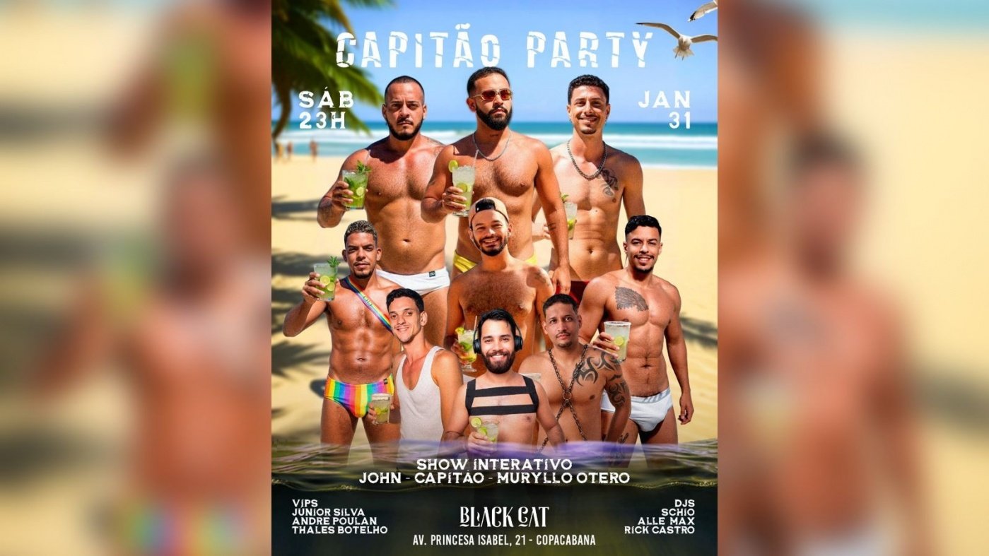 Black Cat - Capitão Party