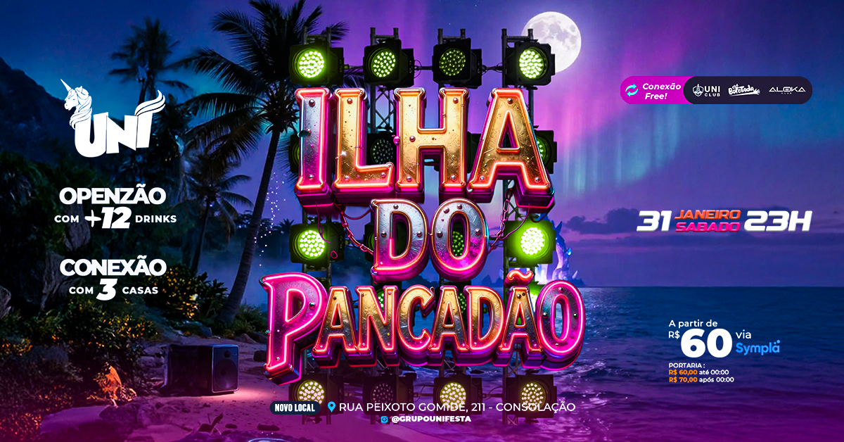 Ilha do Pancadão na Uni Open Bar