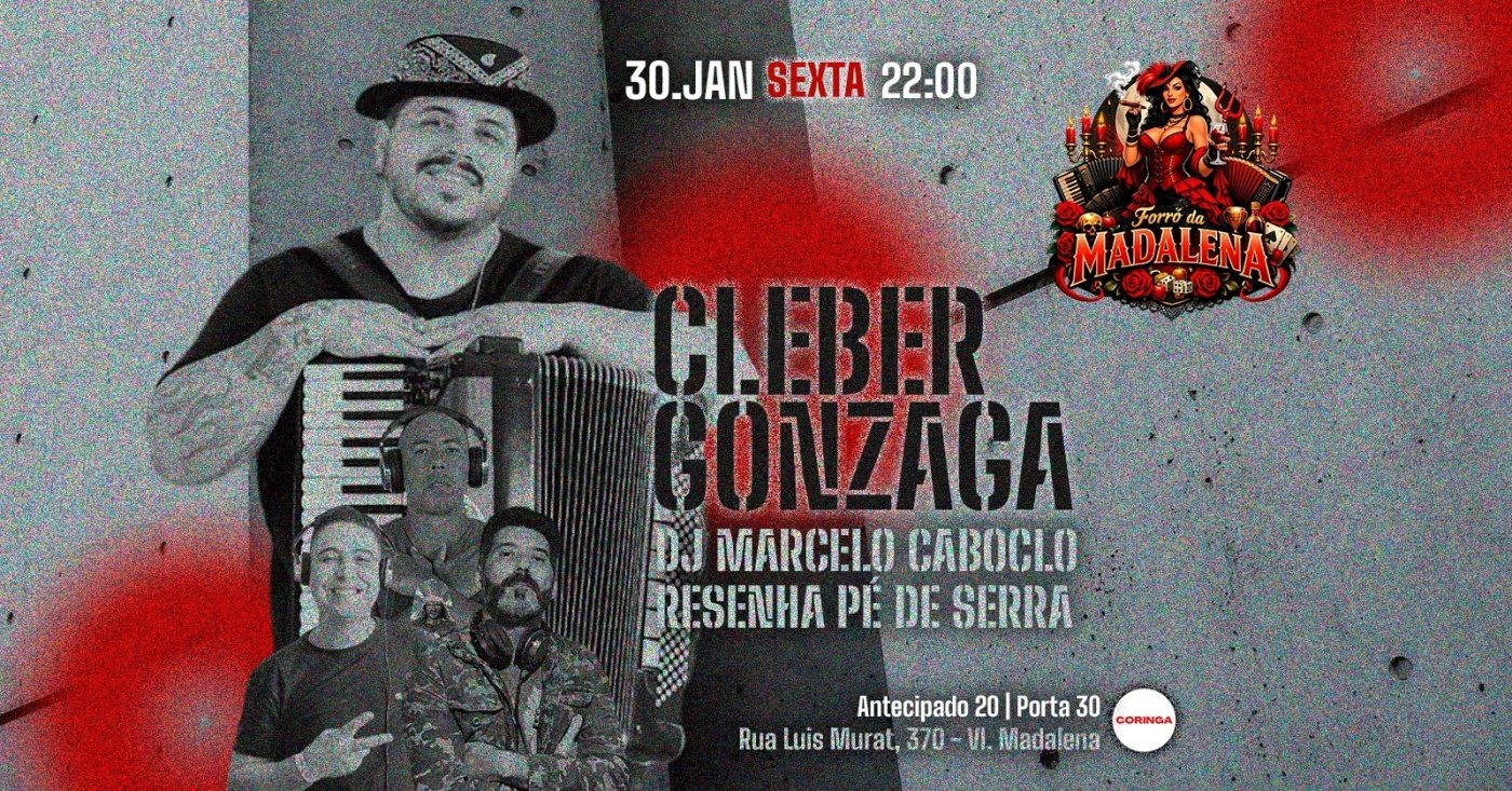 Forró da Madalena com Cleber Gonzaga