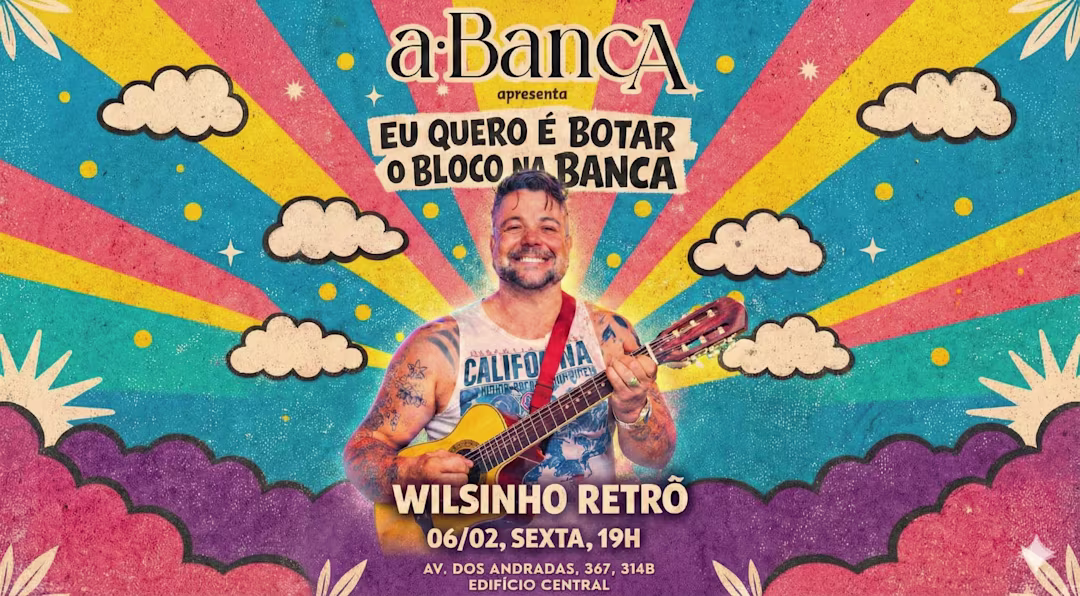Pré Carnaval da Banca com Wilsinho Retrô