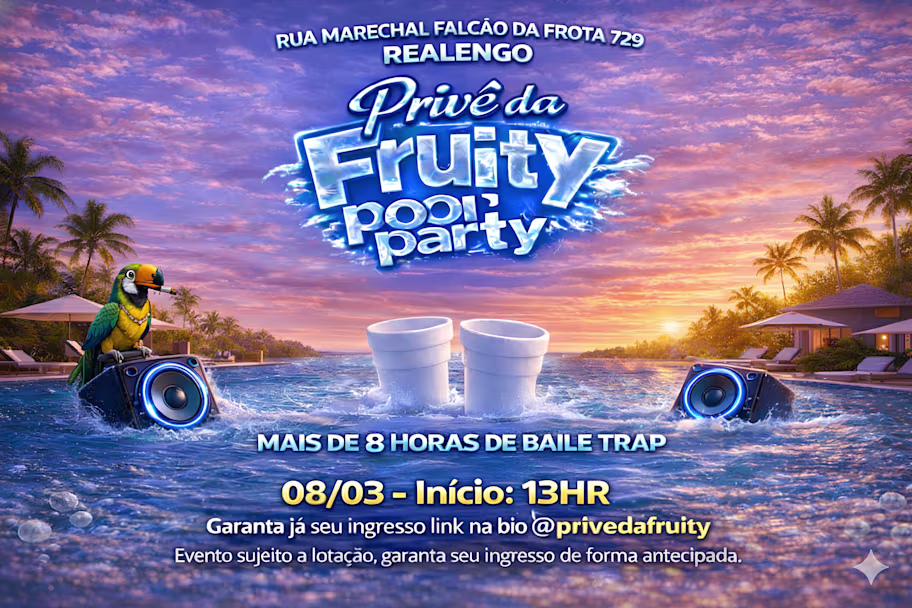 Privê da Fruity (Edição Pool Party) #Bailetrap