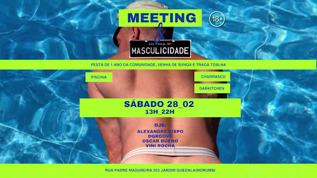 Meeting & Masculicidade | Pool Party