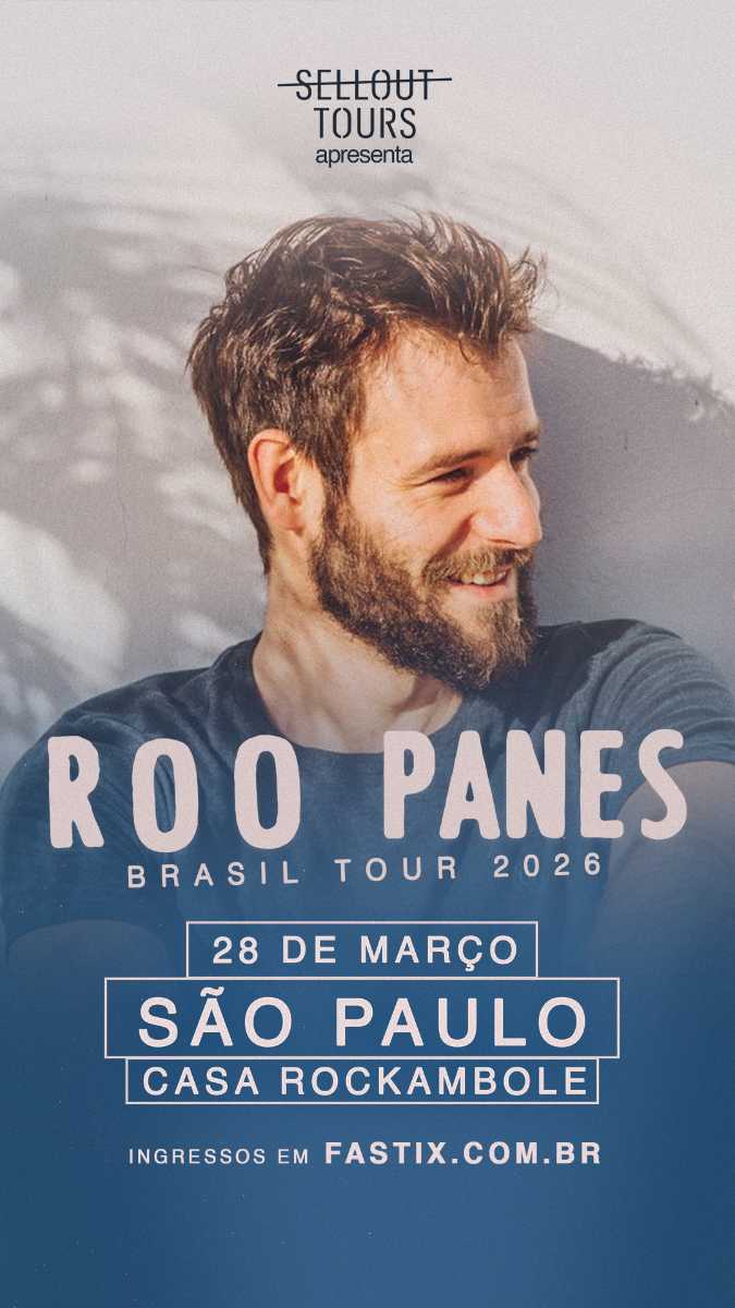 Roo Panes em São Paulo