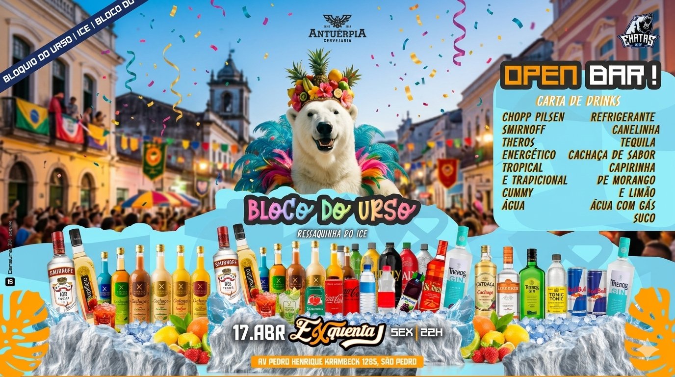 Bloco do Urso - OPEN BAR