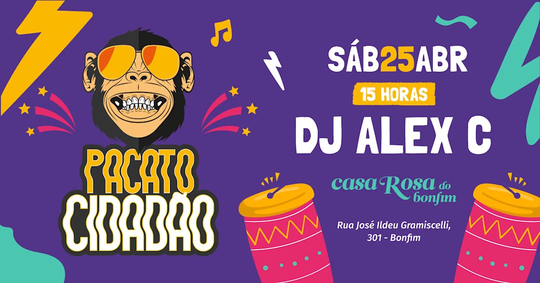 Bloco Pacato Cidadão + DJ Alex C.