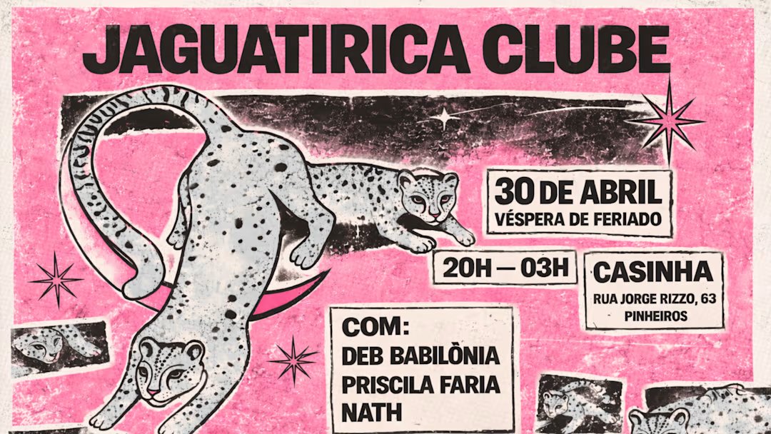 Jaguatirica Clube na Casinha