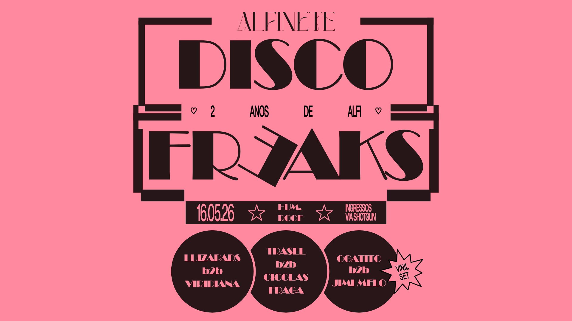ALFINETE XI ~ DISCO FR3AKS