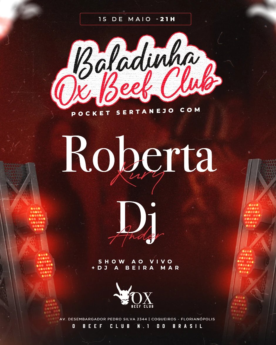 Ox Beef Club - Roberta Kury e Dj Ander
