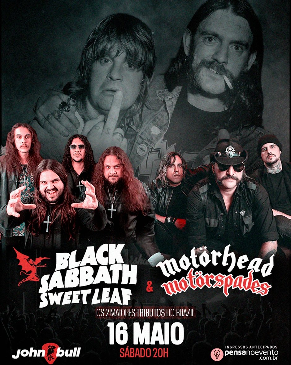 TRIBUTO A BLACK SABBATH E MOTORHEAD