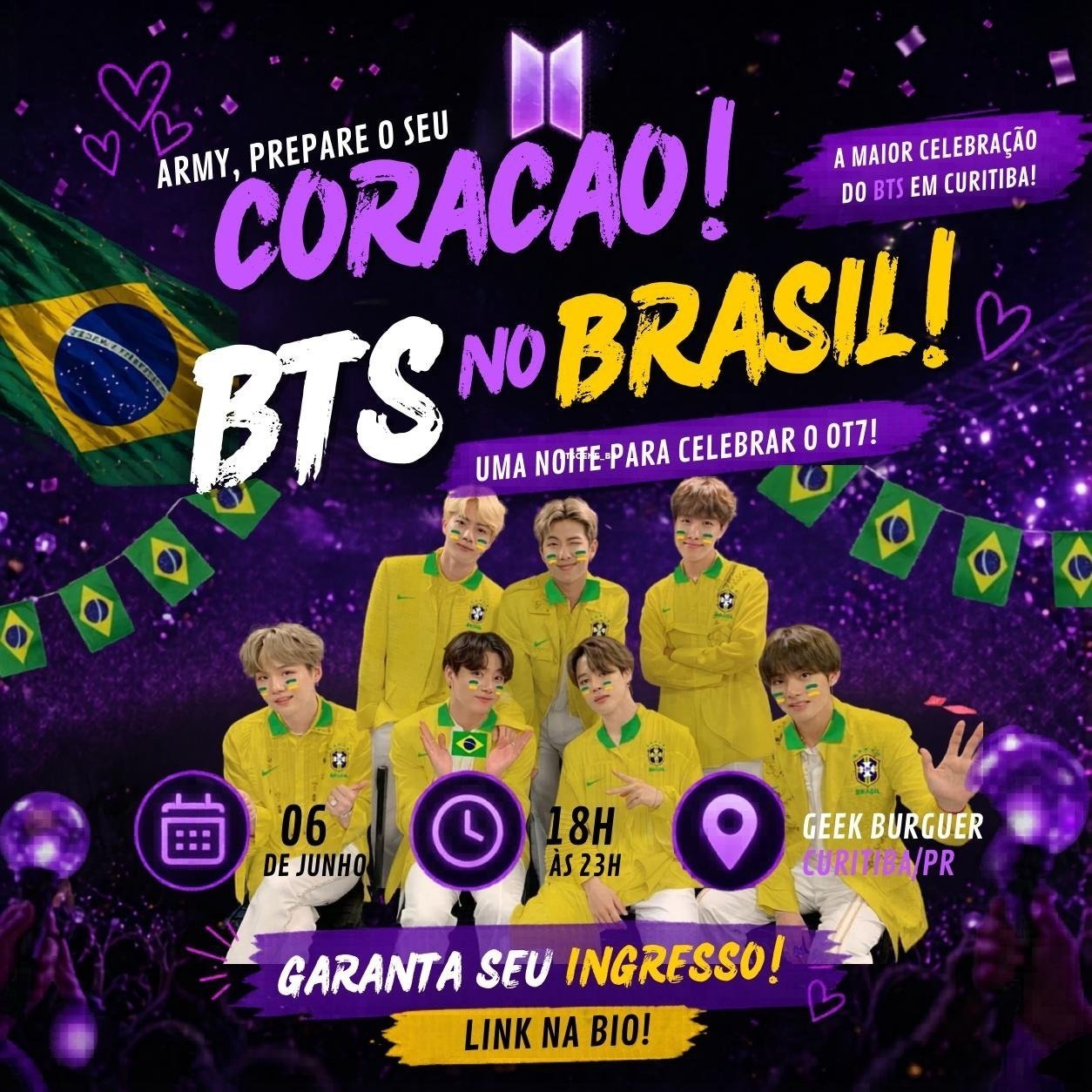 BTS Brasil Night: Celebração OT7