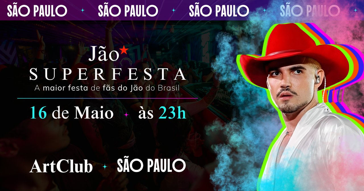 SUPERFESTA DE FÃS DO JÃO - SÃO PAULO