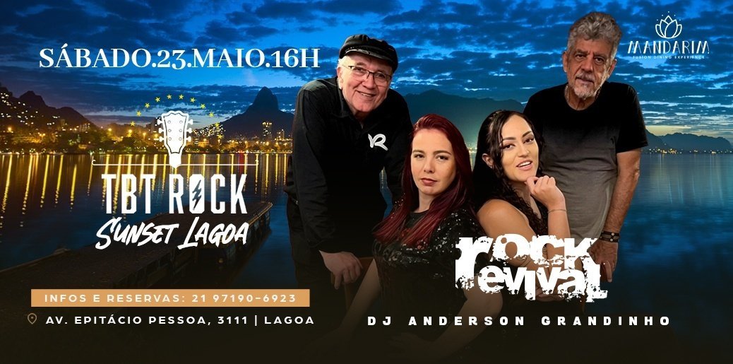 TBT ROCK SUNSET LAGOA | BANDA ROCK REVIVAL | MANDARIM LAGOA