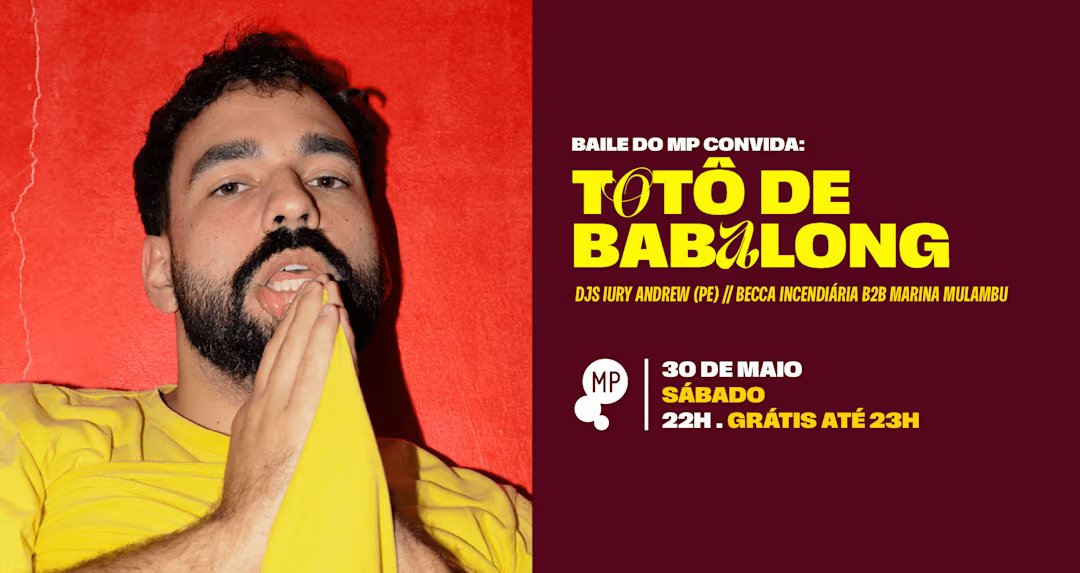 Baile do MP convida Totô de Babalong