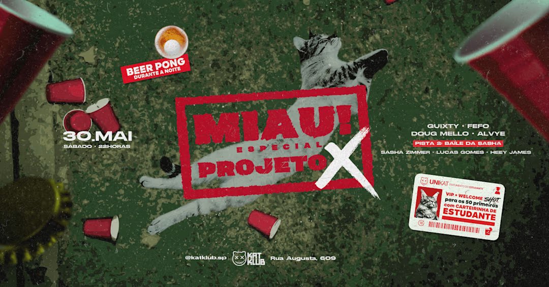 Miau Especial Projeto X!