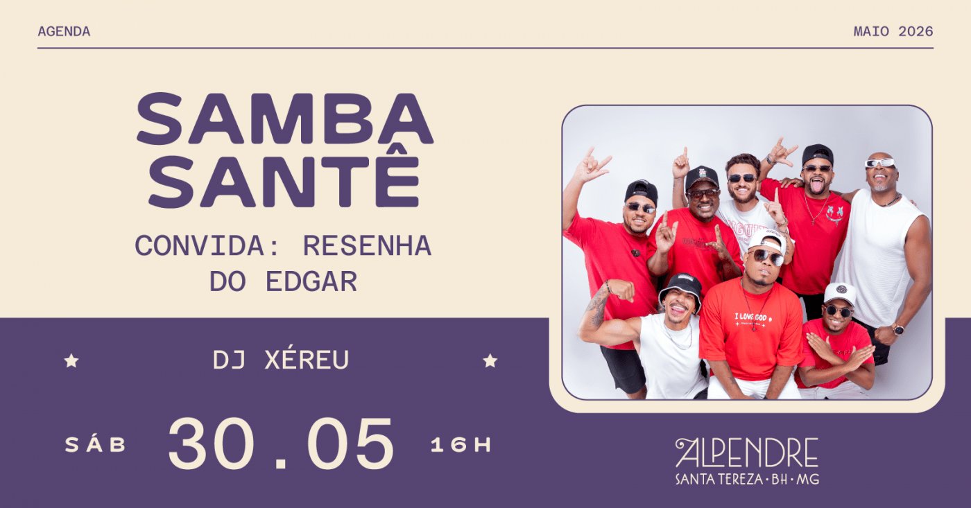 Samba Santê Convida Resenha do Edgar