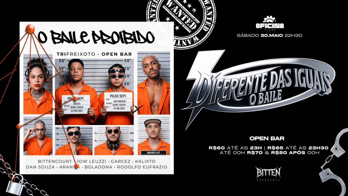 DIFERENTE DAS IGUAIS - O BAILE PROIBIDO | TRIFREIXOTO & OPEN BAR