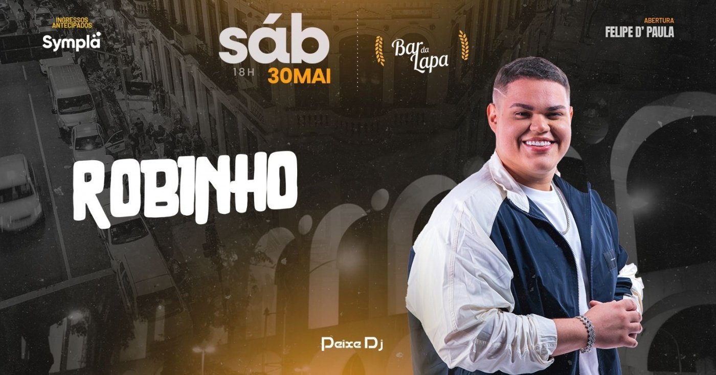 ROBINHO NO BAR DA LAPA