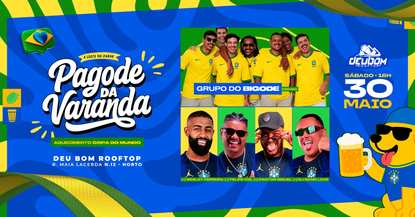 Pagode da Varanda - Sábado 30 de Maio