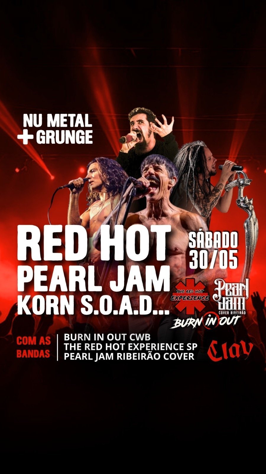A ERA QUE MARCOU UMA GERAÇÃO com SOAD + KORN + PEARL JAM + RED HOT