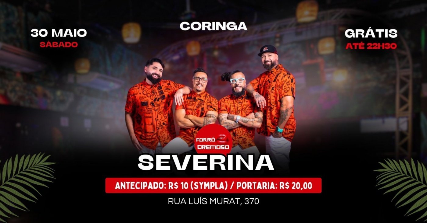 FORRÓ CREMOSO com SEVERINA