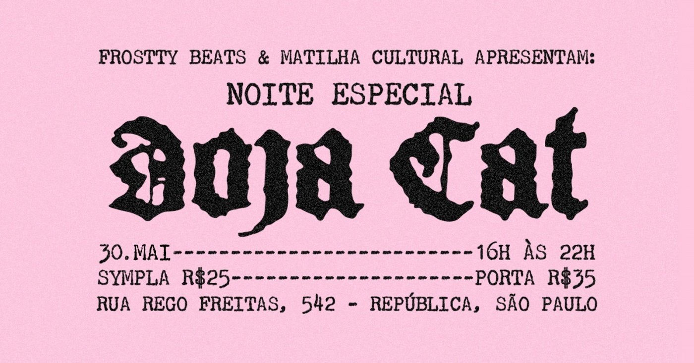 NOITE ESPECIAL DOJA CAT