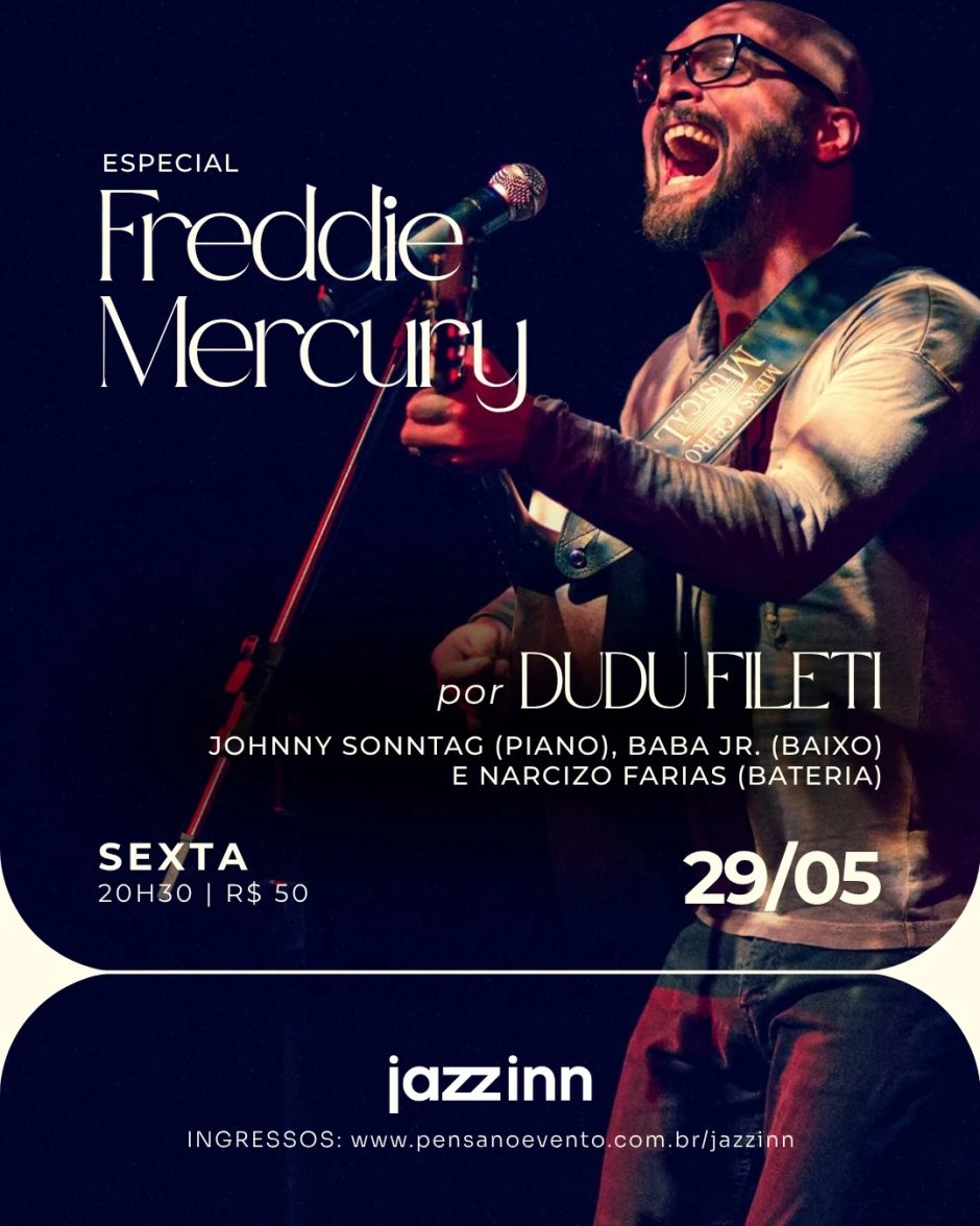 Especial FREDDIE MERCURY por Dudu Fileti
