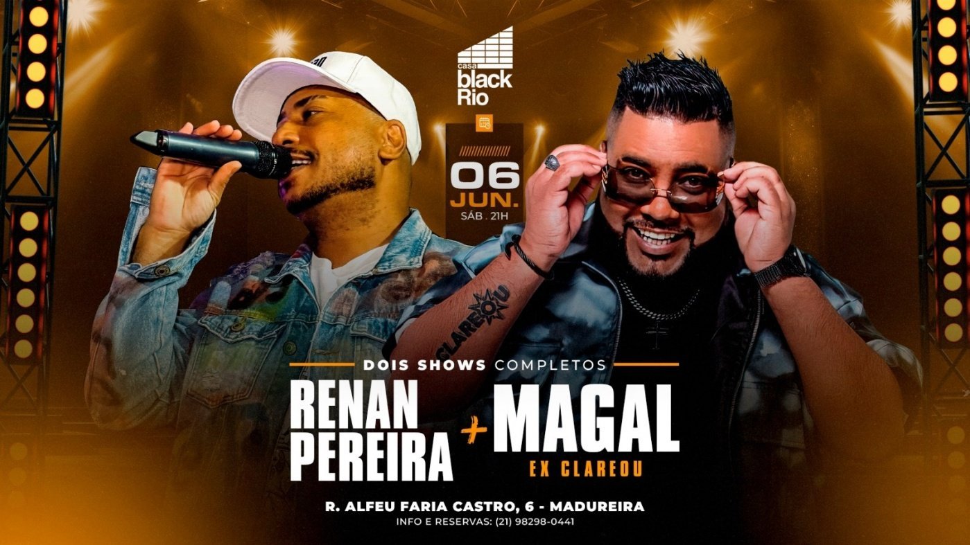 PAGOFUNK com MAGAL CLAREOU + RENAN PEREIRA - Casa Black Rio - Madureira
