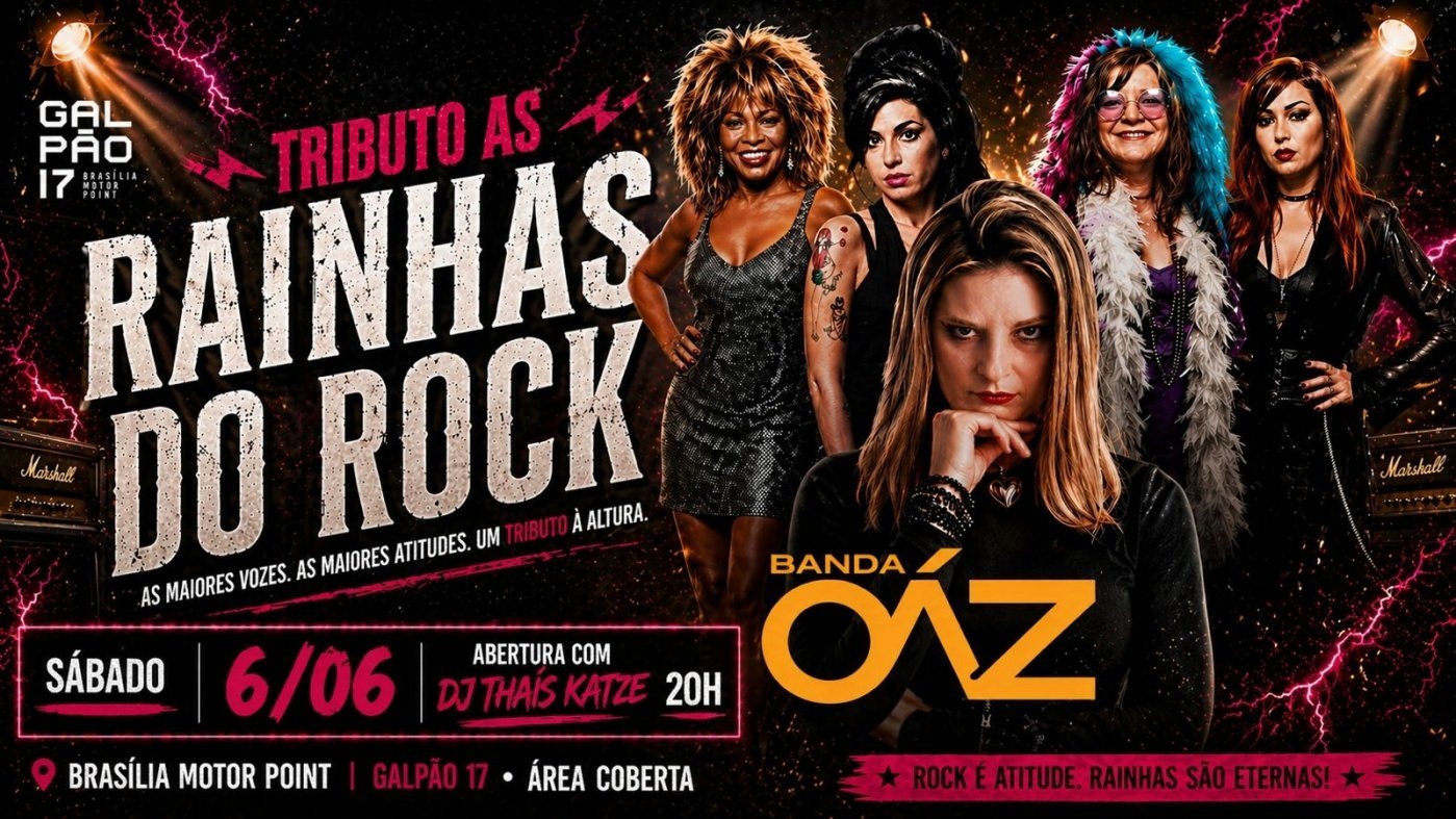 Rainhas do Rock - OÁZ - Galpão 17