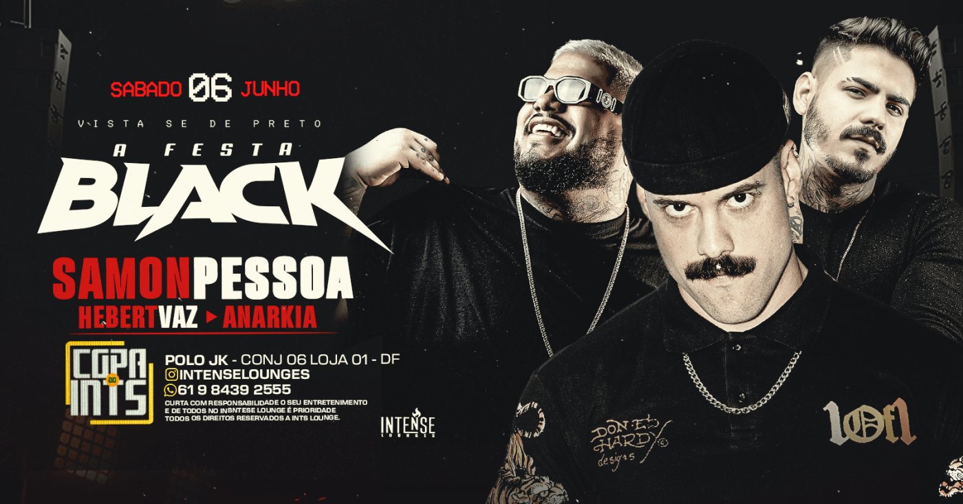 BLAK A FESTA / vista-se de preto